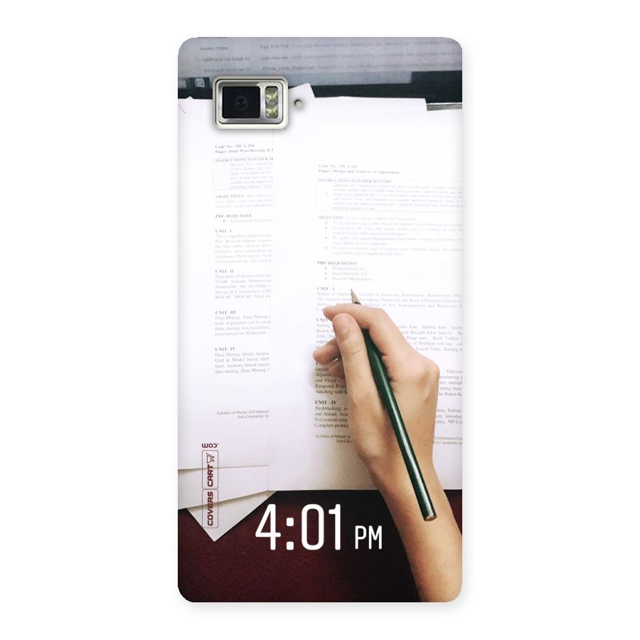 Exam Time Blues Back Case for Vibe Z2 Pro K920