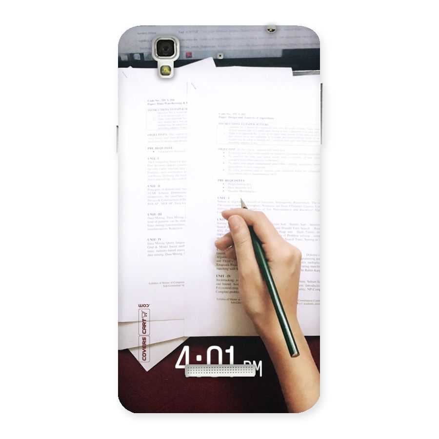 Exam Time Blues Back Case for YU Yureka Plus