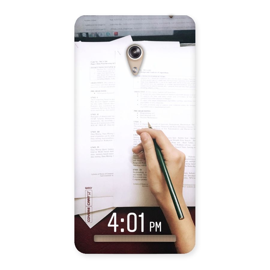Exam Time Blues Back Case for Zenfone 6