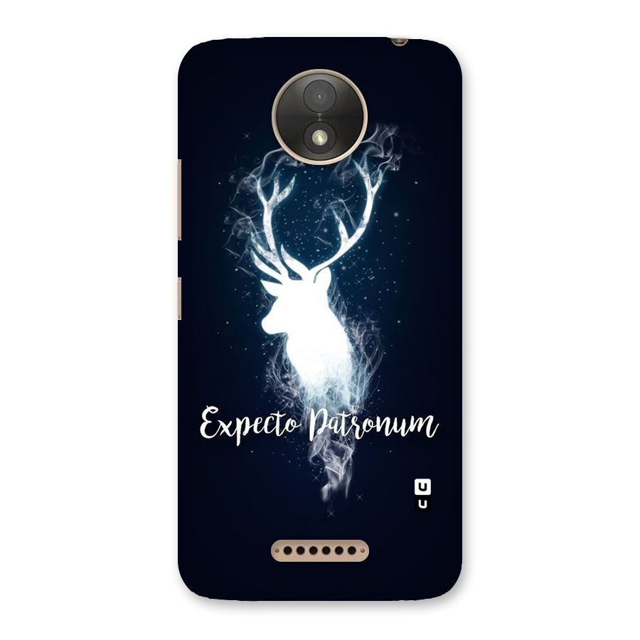 Expected Wish Back Case for Moto C Plus