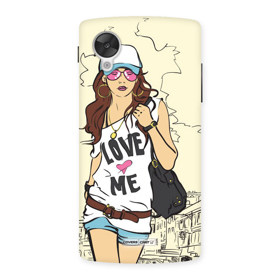Fashion Girl Back Case for Google Nexus 5