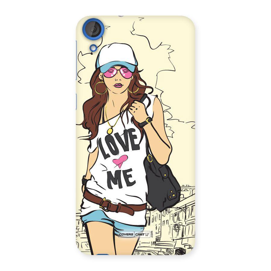 Fashion Girl Back Case for HTC Desire 820