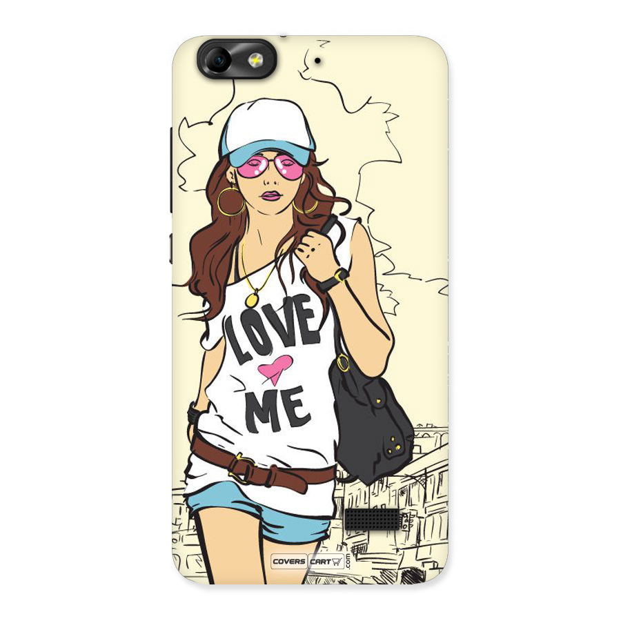 Fashion Girl Back Case for Honor 4C