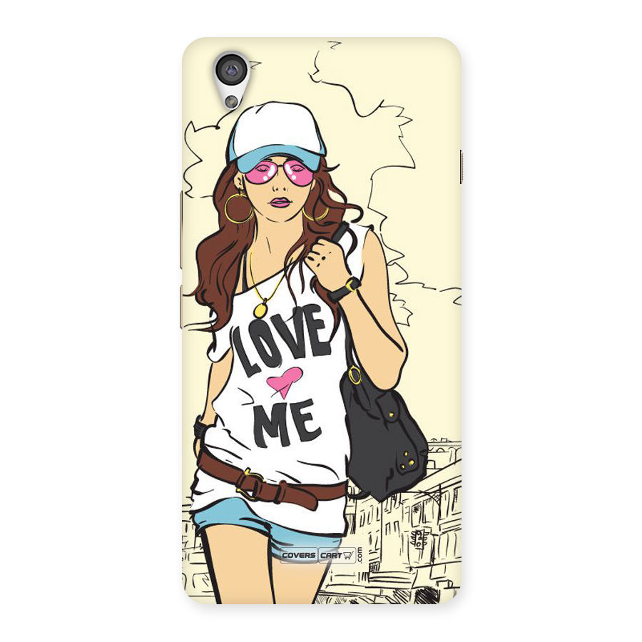 Fashion Girl Back Case for Oneplus X