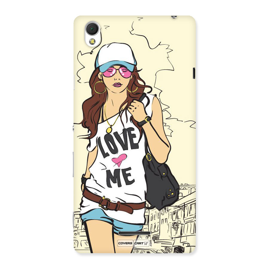 Fashion Girl Back Case for Sony Xperia T3