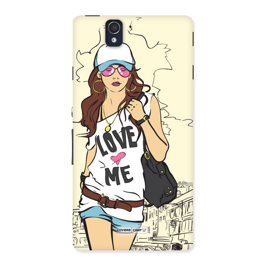 Fashion Girl Back Case for Sony Xperia Z