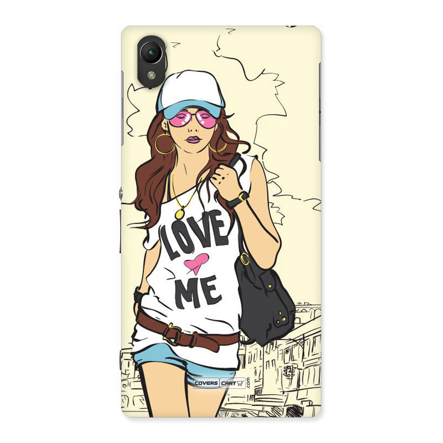 Fashion Girl Back Case for Sony Xperia Z1