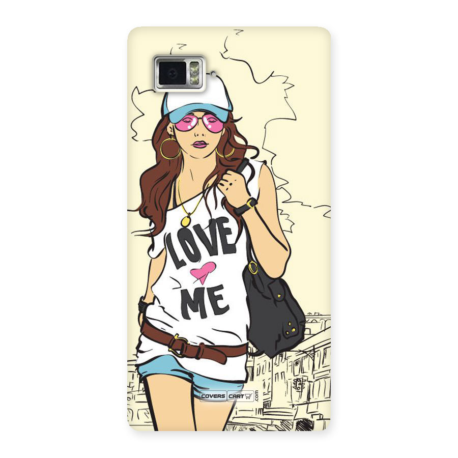Fashion Girl Back Case for Vibe Z2 Pro K920