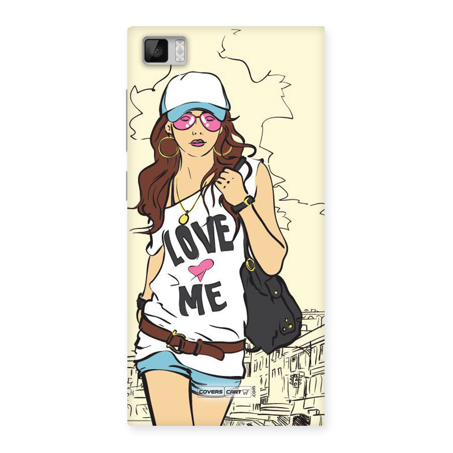 Fashion Girl Back Case for Xiaomi Mi3