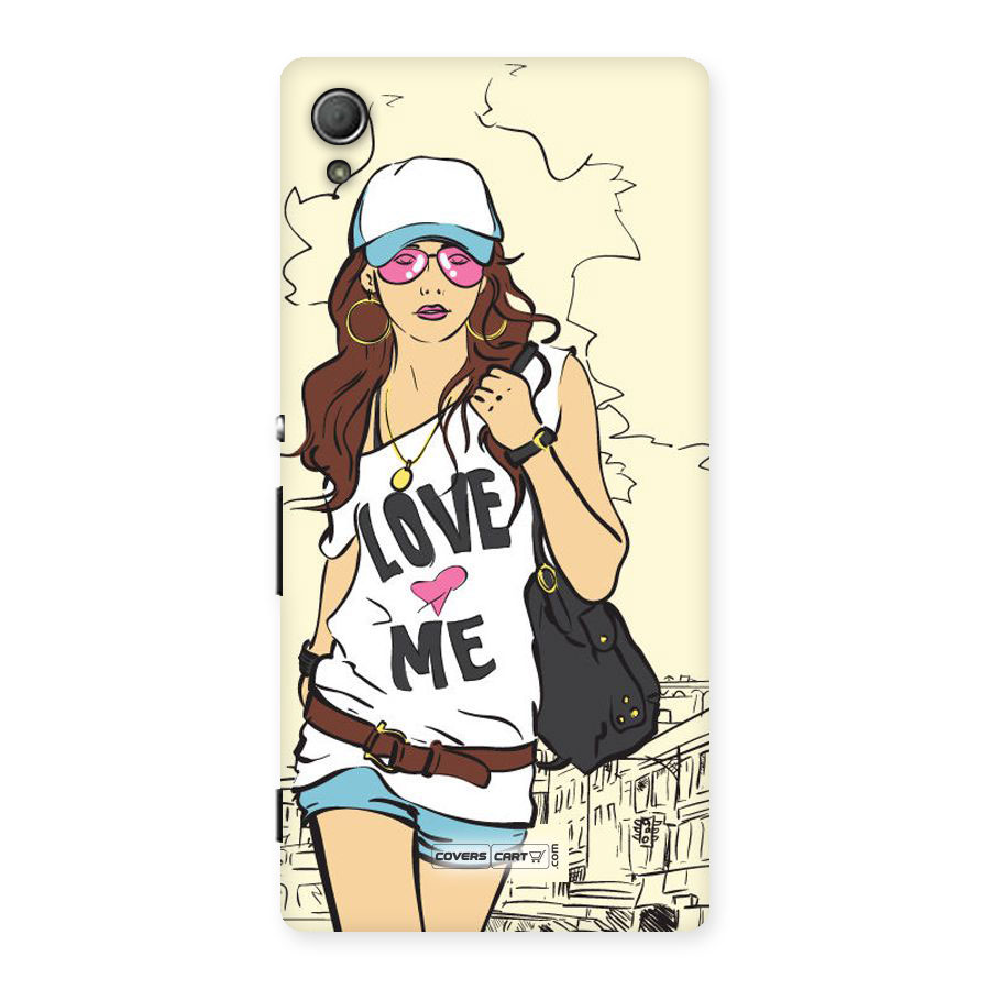 Fashion Girl Back Case for Xperia Z4