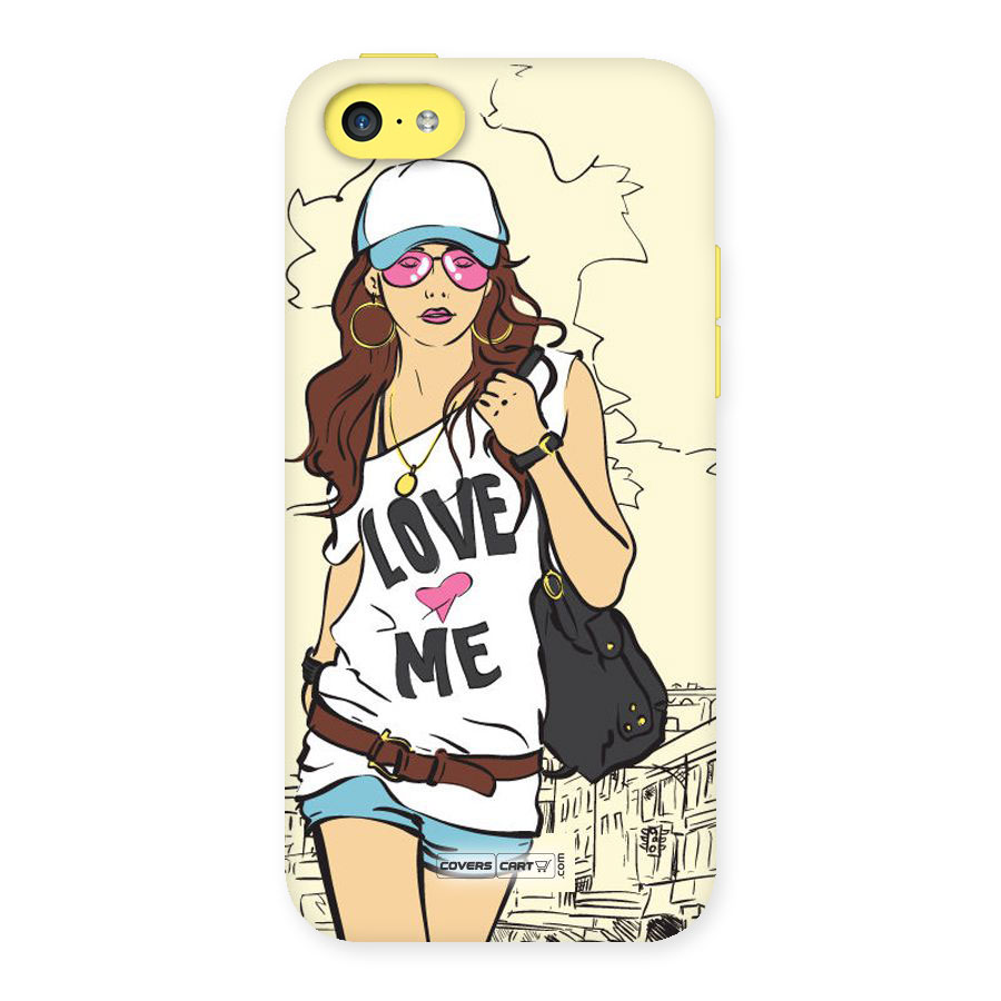Fashion Girl Back Case for iPhone 5C