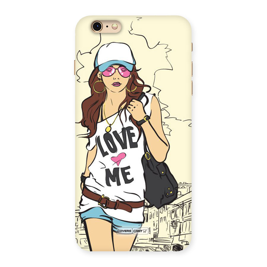 Fashion Girl Back Case for iPhone 6 Plus 6S Plus