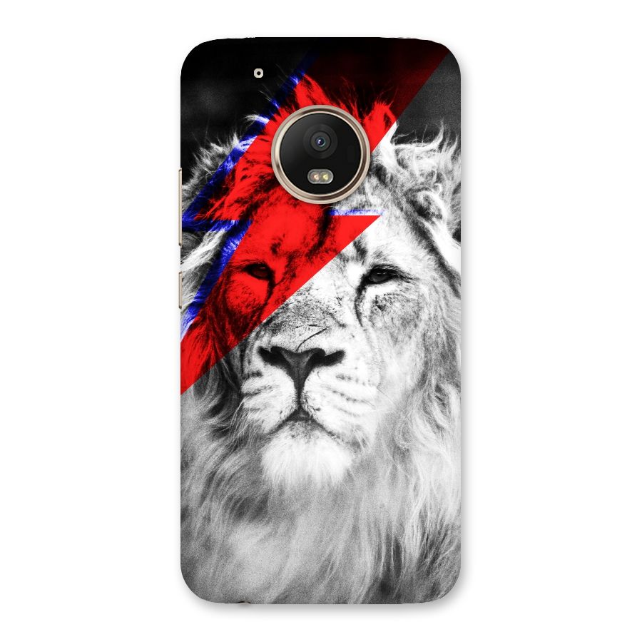 Fearless Lion Back Case for Moto G5 Plus