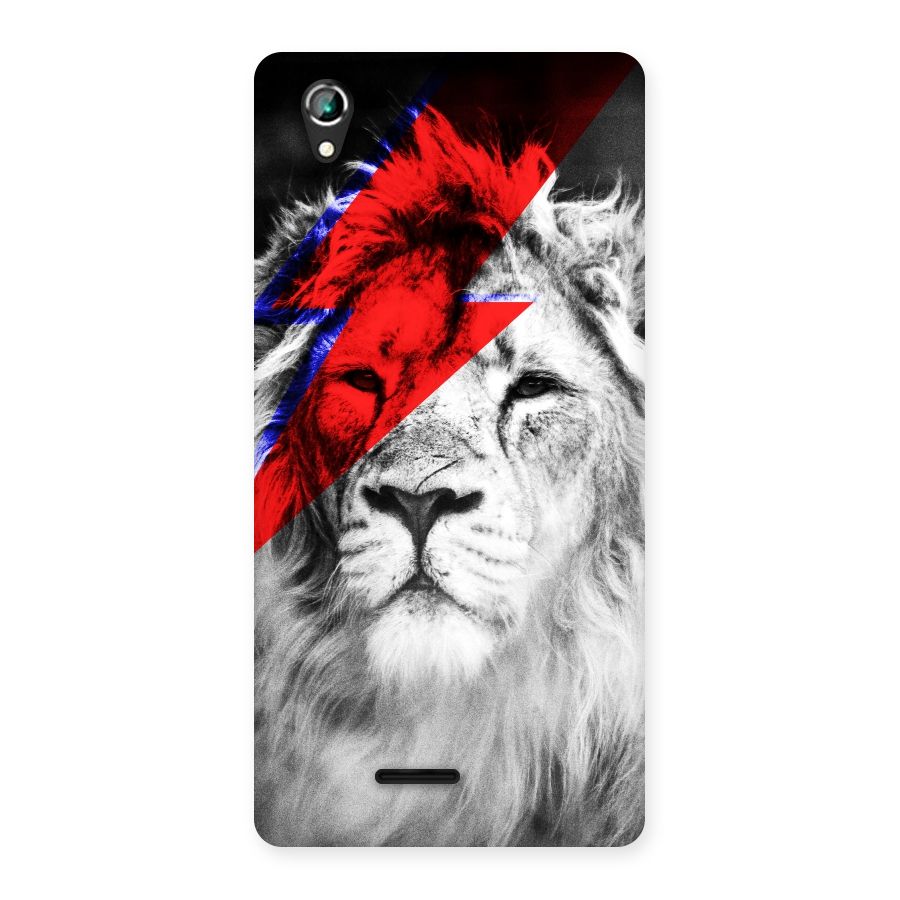 Fearless Lion Back Case for Lava Iris 800