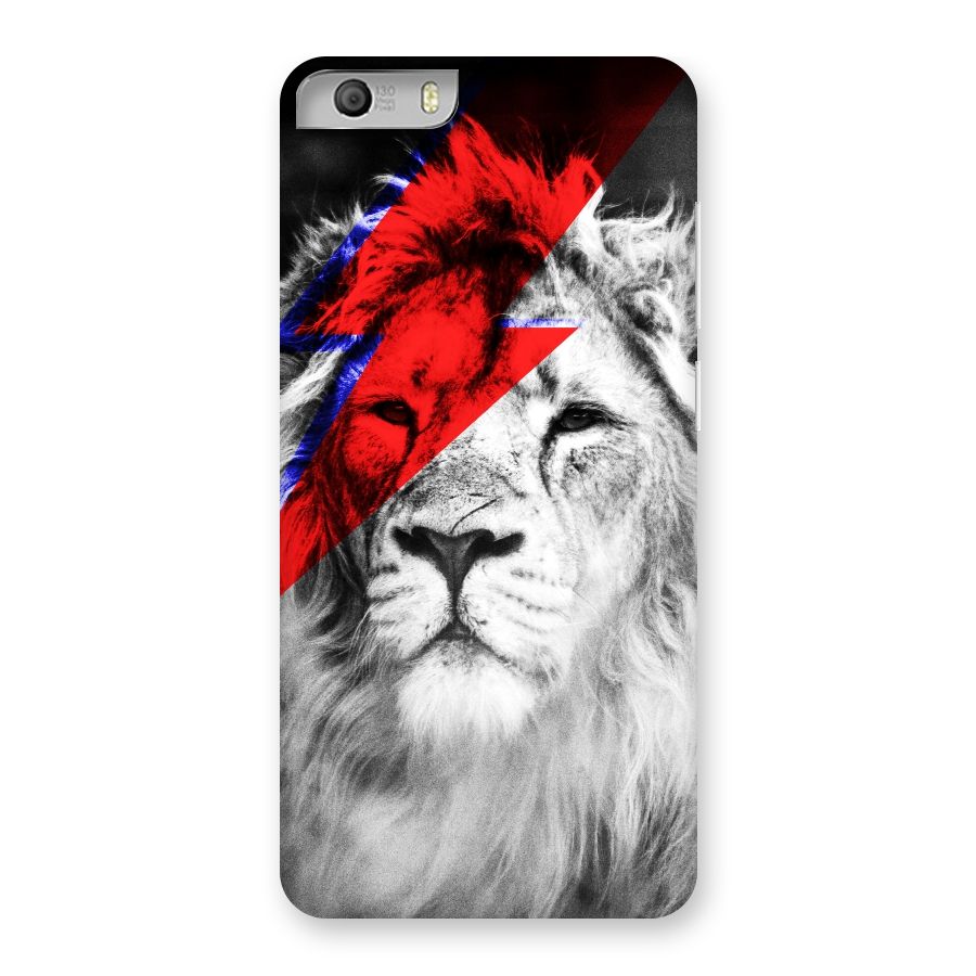 Fearless Lion Back Case for Micromax Canvas Knight 2