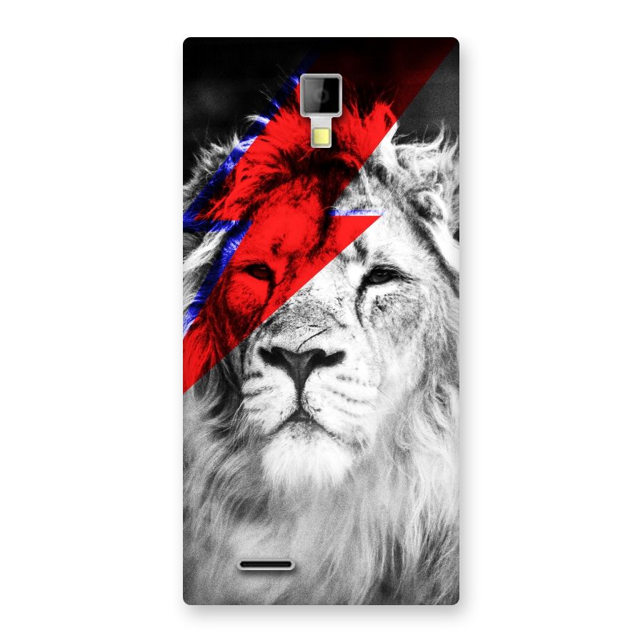Fearless Lion Back Case for Micromax Canvas Xpress A99