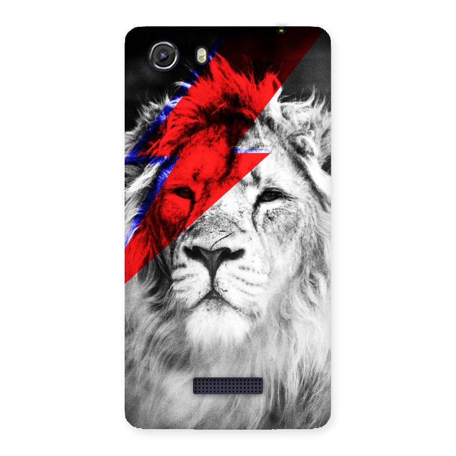 Fearless Lion Back Case for Micromax Unite 3