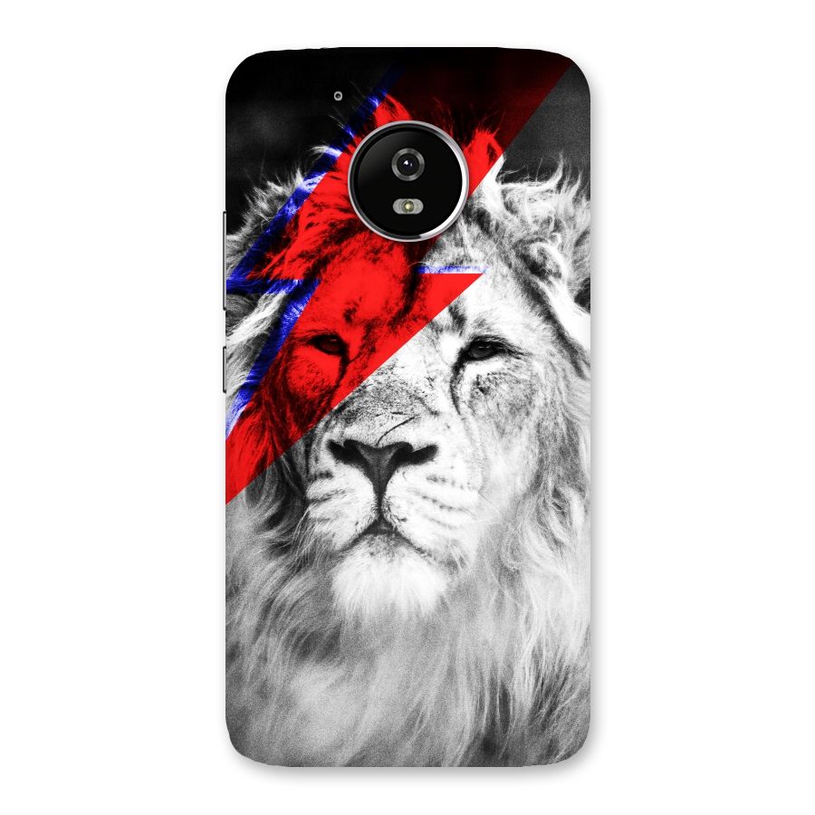 Fearless Lion Back Case for Moto G5
