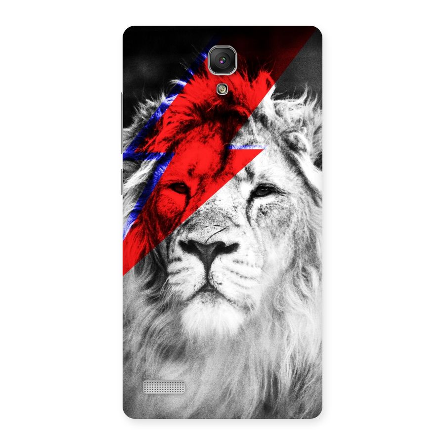 Fearless Lion Back Case for Redmi Note