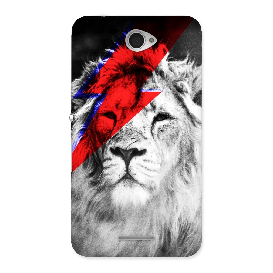 Fearless Lion Back Case for Sony Xperia E4