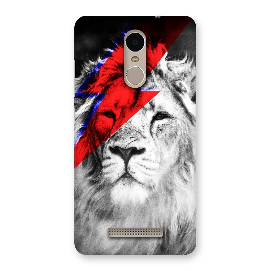 Fearless Lion Back Case for Xiaomi Redmi Note 3