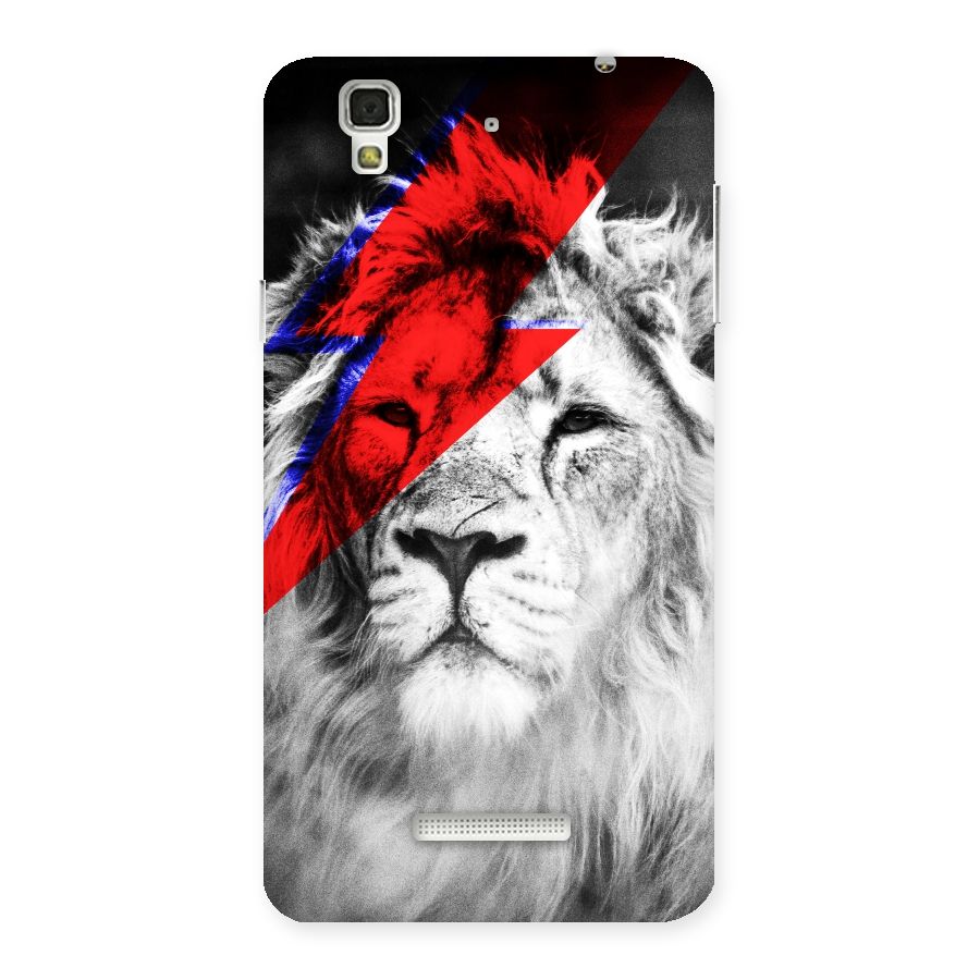 Fearless Lion Back Case for YU Yureka Plus