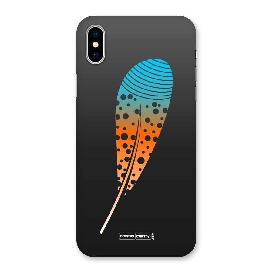 Feather Back Case for iPhone X
