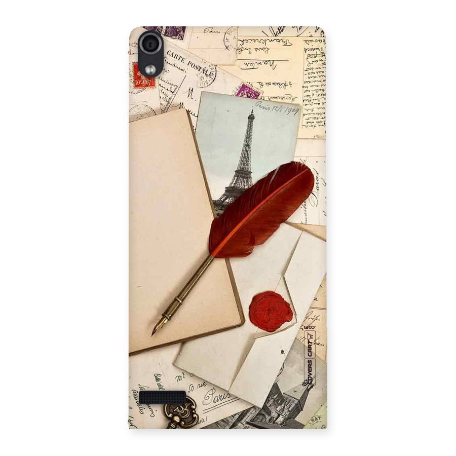Feather Beauty Back Case for Ascend P6