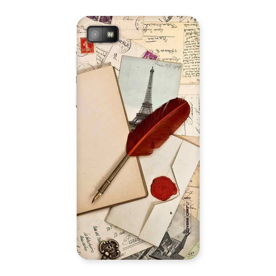 Feather Beauty Back Case for Blackberry Z10