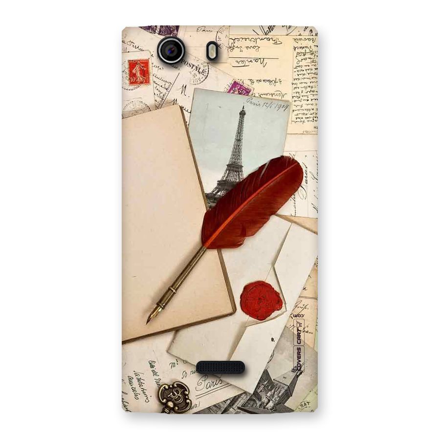 Feather Beauty Back Case for Canvas Nitro 2 E311