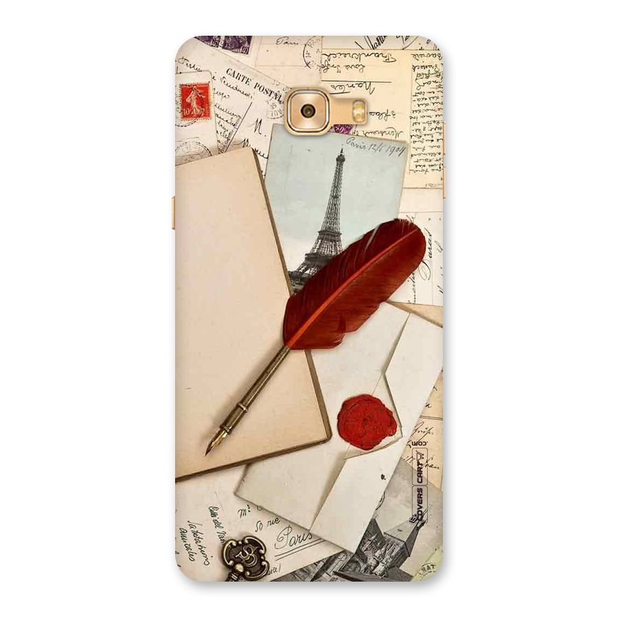 Feather Beauty Back Case for Galaxy C9 Pro
