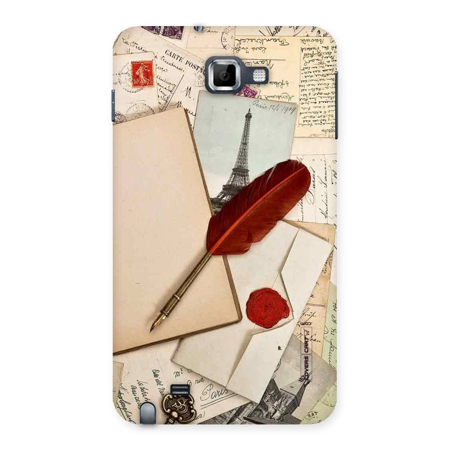 Feather Beauty Back Case for Galaxy Note