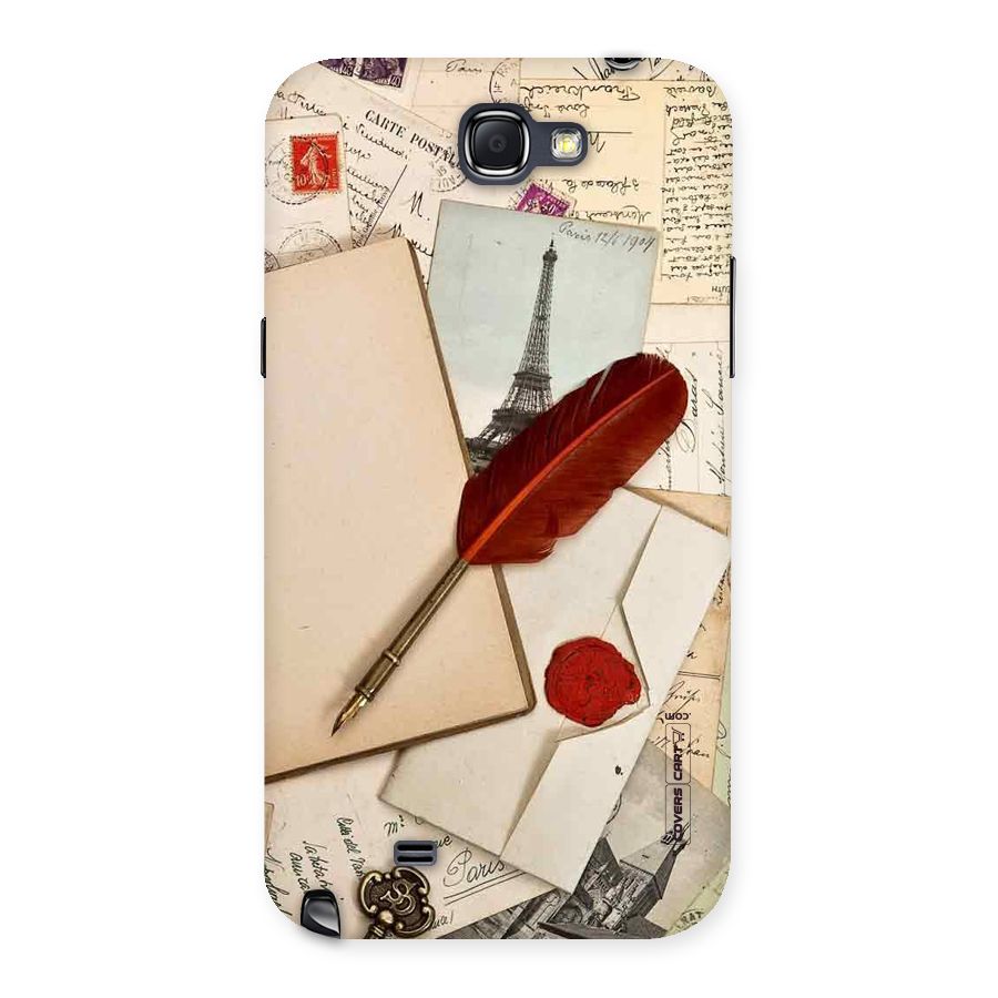 Feather Beauty Back Case for Galaxy Note 2