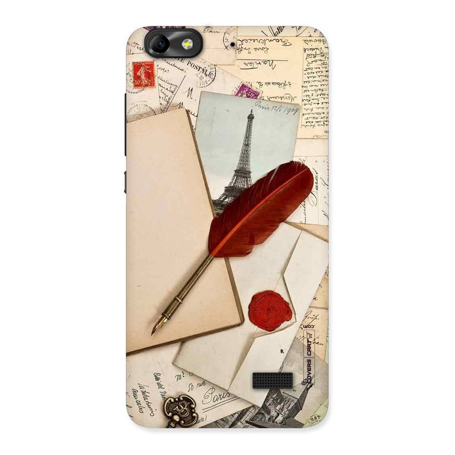 Feather Beauty Back Case for Honor 4C