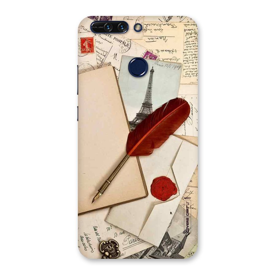Feather Beauty Back Case for Honor 8 Pro