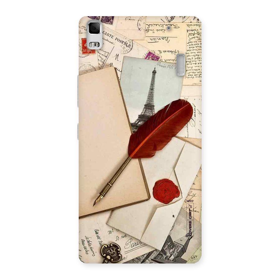 Feather Beauty Back Case for Lenovo K3 Note