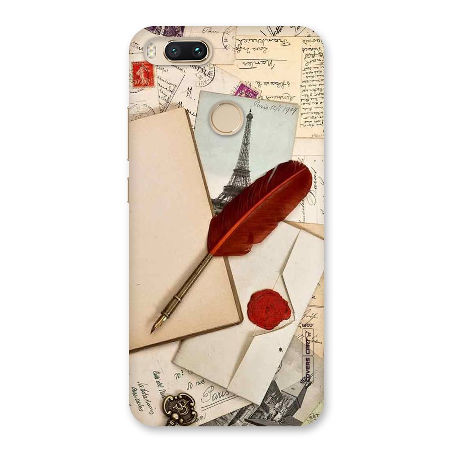 Feather Beauty Back Case for Mi A1