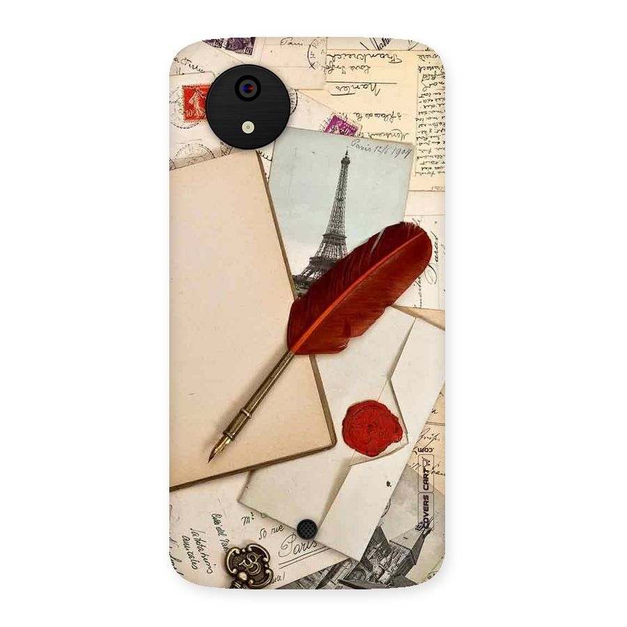Feather Beauty Back Case for Micromax Canvas A1