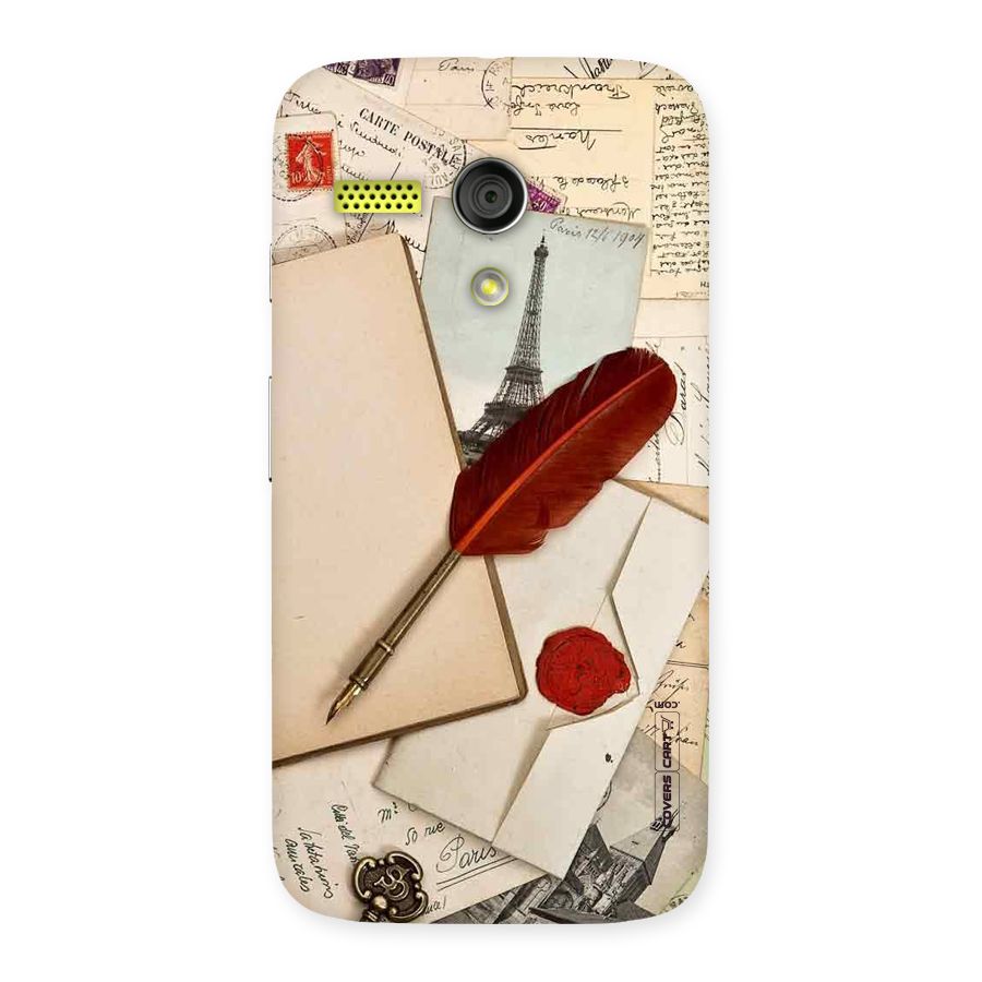 Feather Beauty Back Case for Moto G