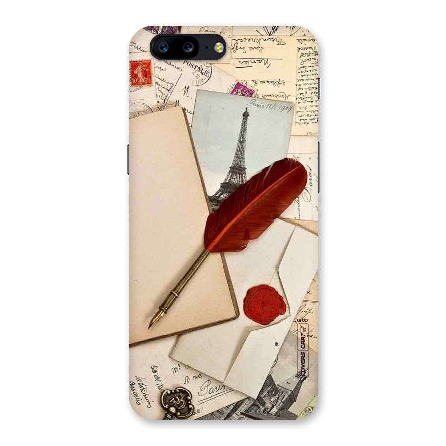 Feather Beauty Back Case for OnePlus 5