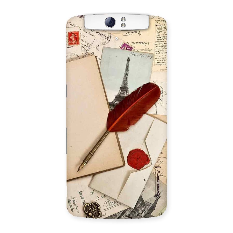 Feather Beauty Back Case for Oppo N1