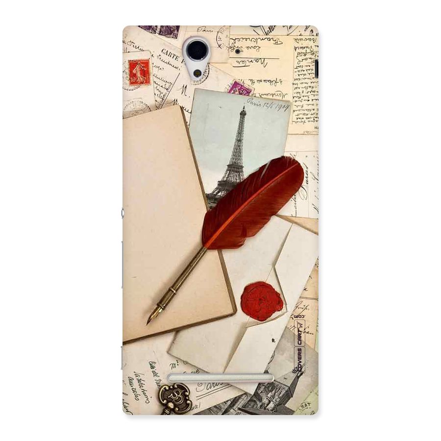 Feather Beauty Back Case for Sony Xperia C3