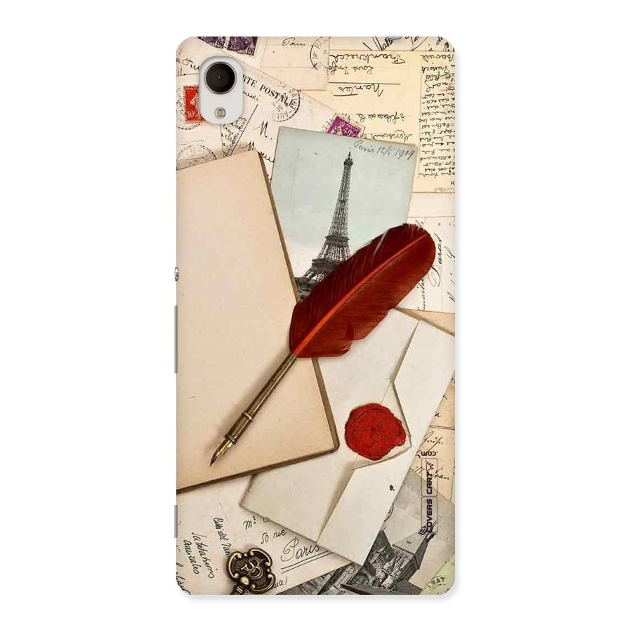 Feather Beauty Back Case for Sony Xperia M4