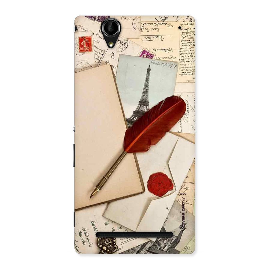 Feather Beauty Back Case for Sony Xperia T2