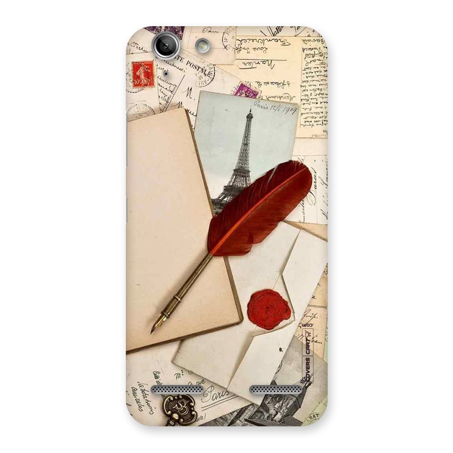 Feather Beauty Back Case for Vibe K5 Plus