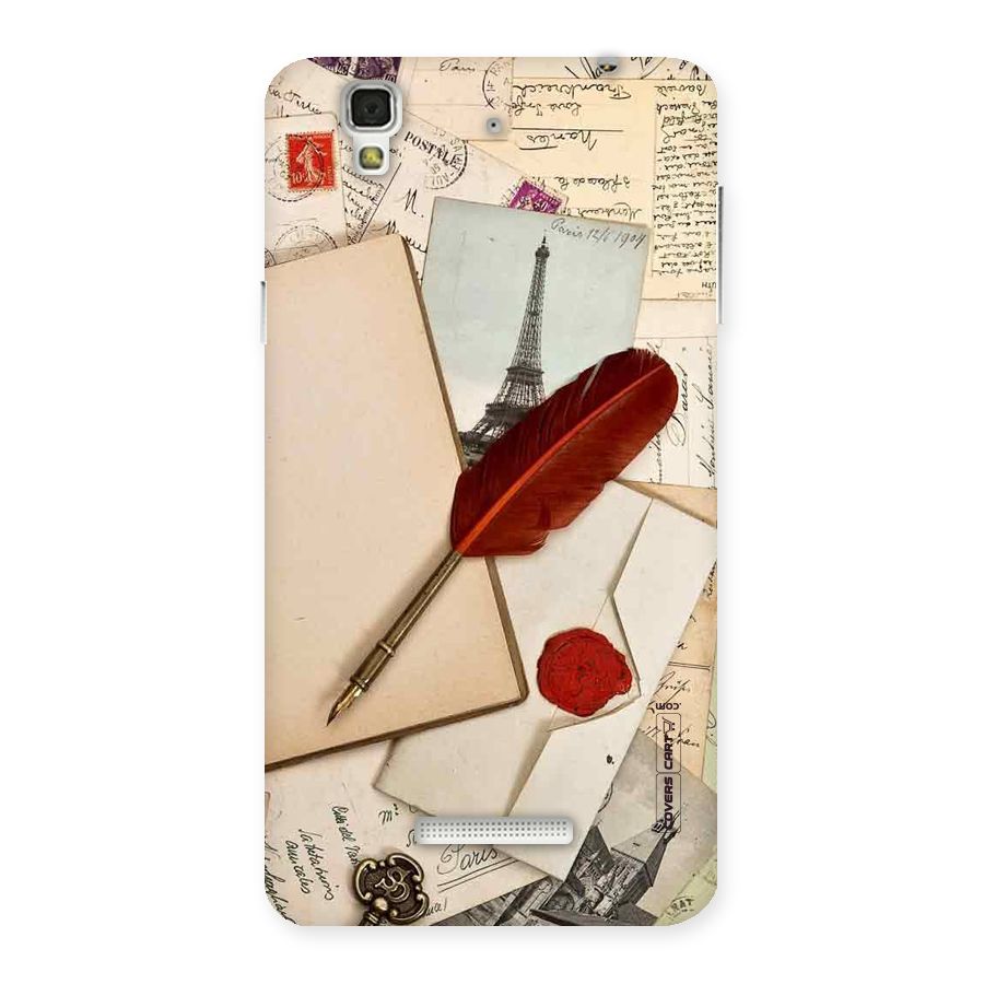 Feather Beauty Back Case for YU Yureka Plus