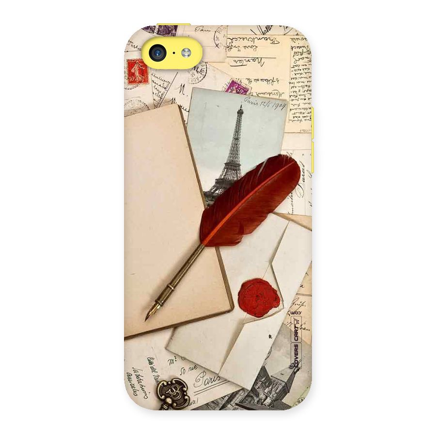 Feather Beauty Back Case for iPhone 5C