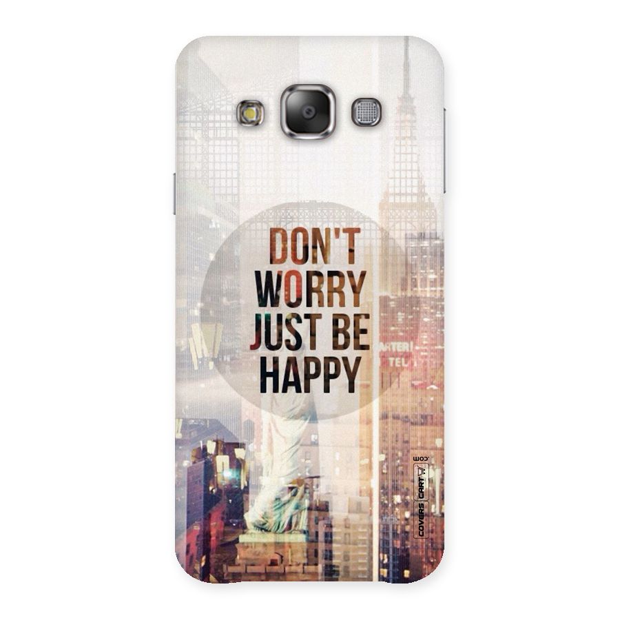 Feel Lively Back Case for Galaxy E7