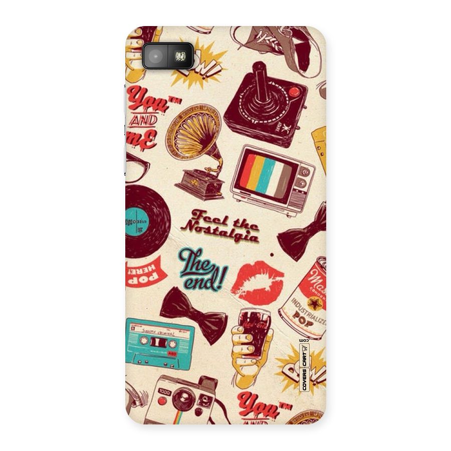 Feel The Nostalgia Back Case for Blackberry Z10
