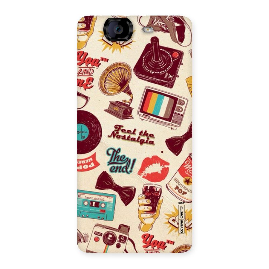 Feel The Nostalgia Back Case for Canvas Knight A350